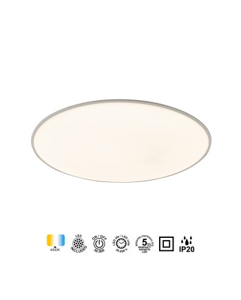 SLIM * PLAFÓN LED 37 CM - 4000K - BLANCO
